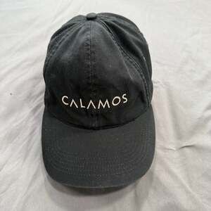 Calamos Logo Style 1350 Strapback Hat Black Chicago Wealth Managment